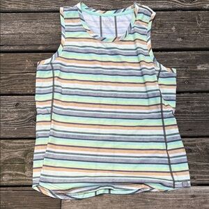 Title Nine Multicolor Striped Tank Top